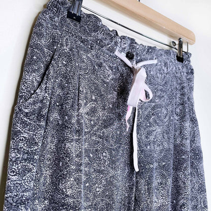 wilfred marais silk paisley jogger pants - size xxs