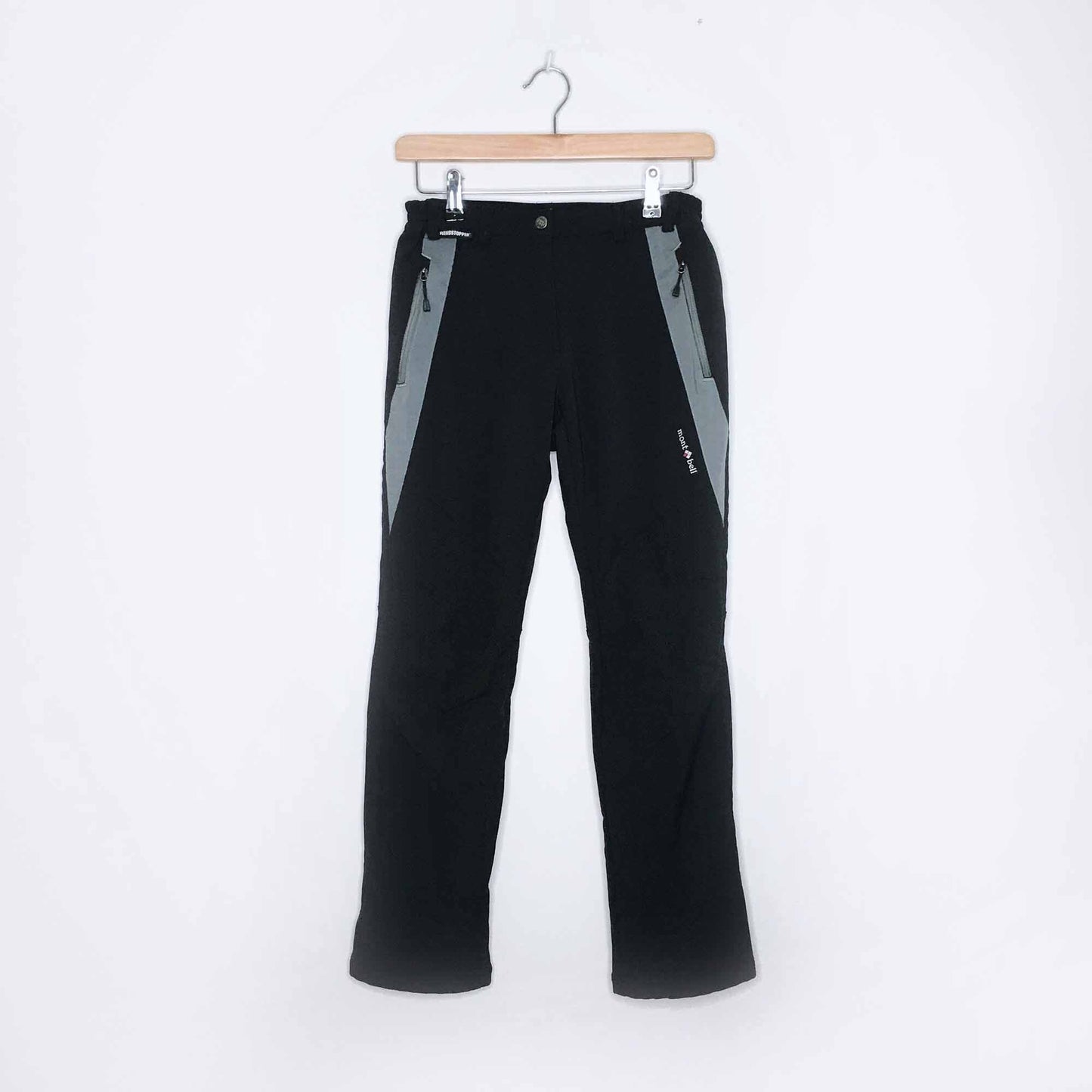 kids mont bell windstopper gore-tex ski pants - size xs