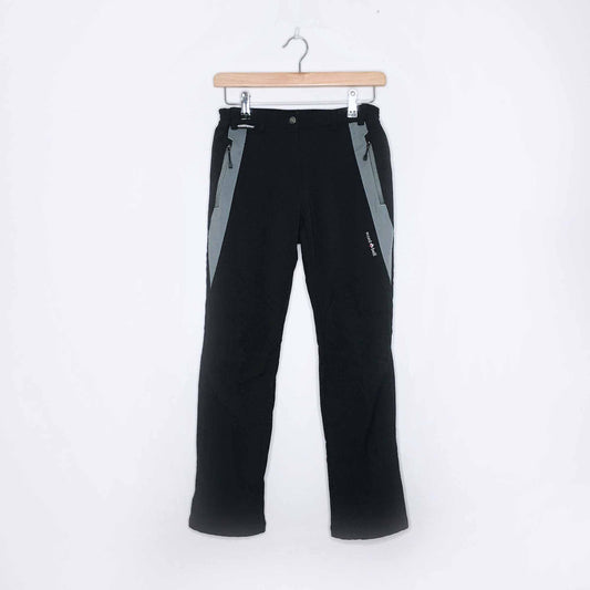 kids mont bell windstopper gore-tex ski pants - size xs