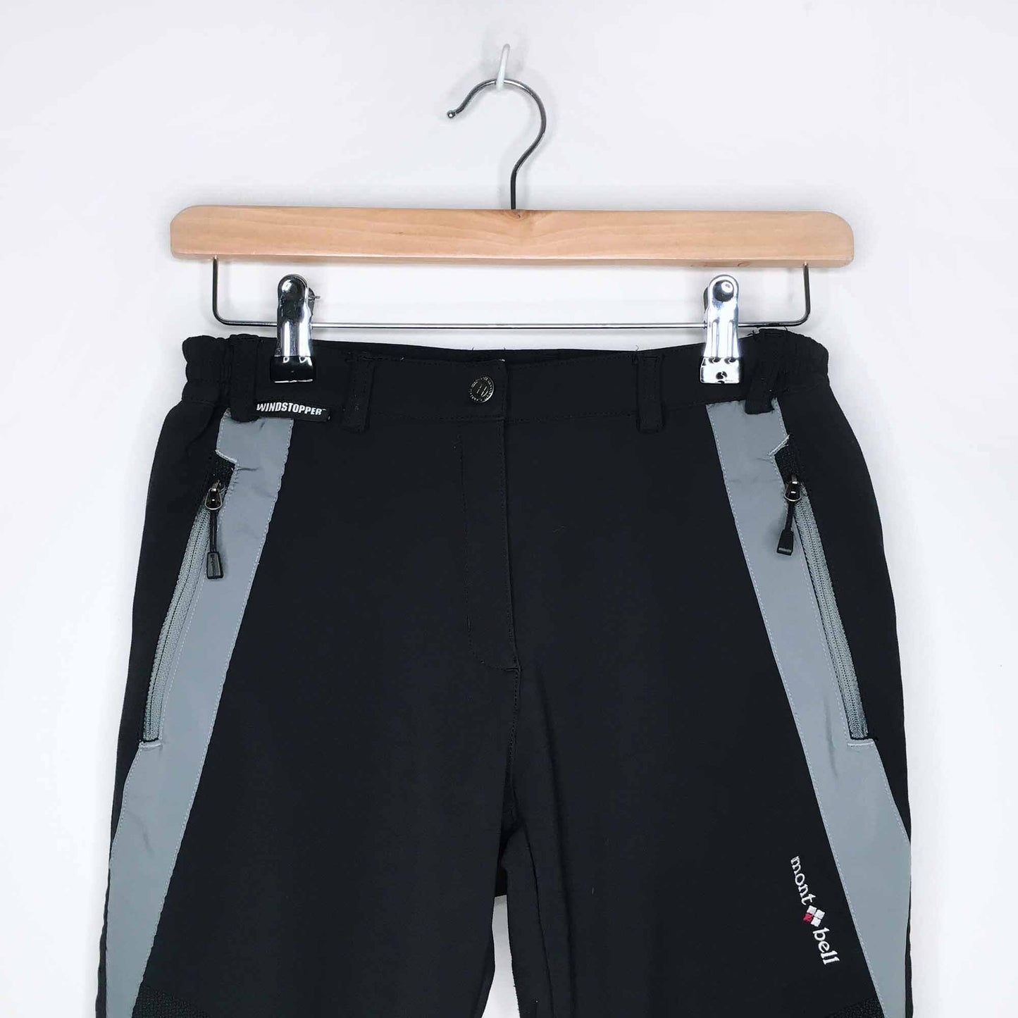 kids mont bell windstopper gore-tex ski pants - size xs