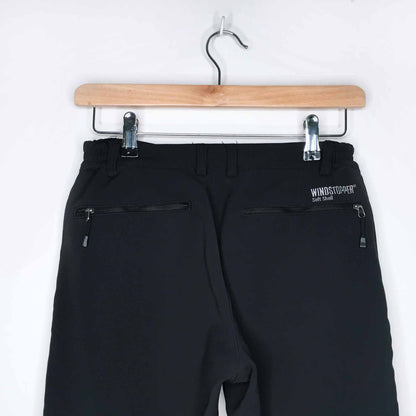 kids mont bell windstopper gore-tex ski pants - size xs