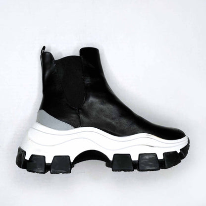 Wishbone Collection chunky sole sneaker boots - size 7.5