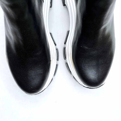 Wishbone Collection chunky sole sneaker boots - size 7.5