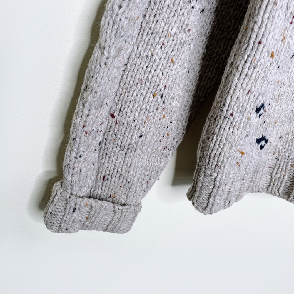 vintage woolrich deer chunky knit wool sweater - size medium