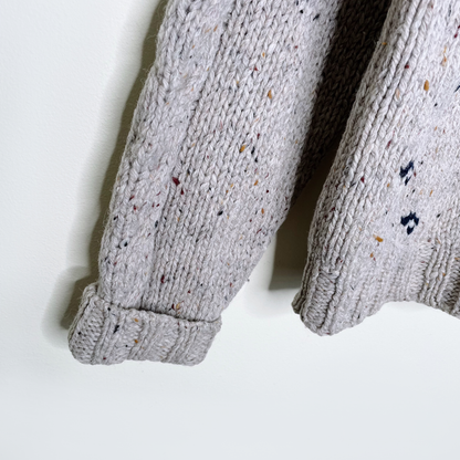 vintage woolrich deer chunky knit wool sweater - size medium