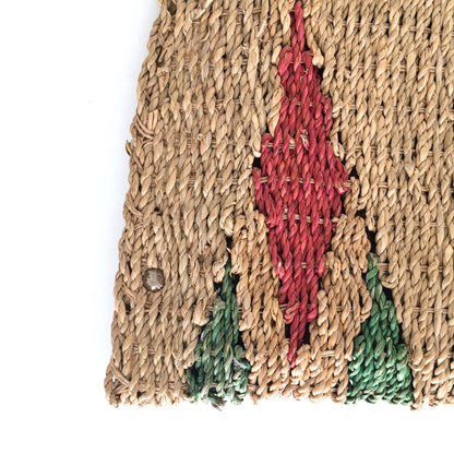 Vintage woven diamond bag