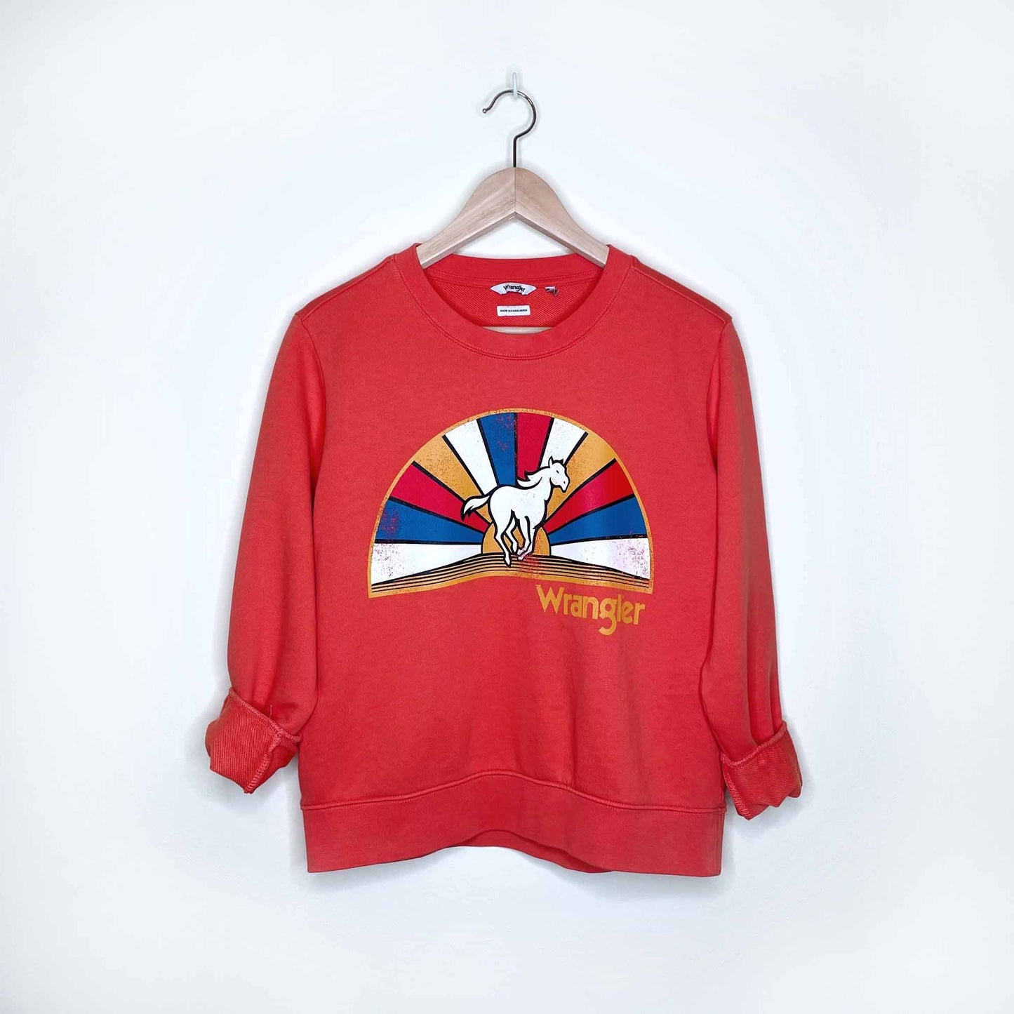Wrangler retro horse logo sweatshirt - size Small