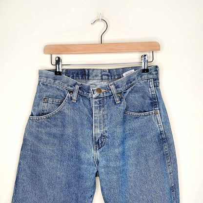 Wrangler high rise cut-off cropped mom jeans - size 30