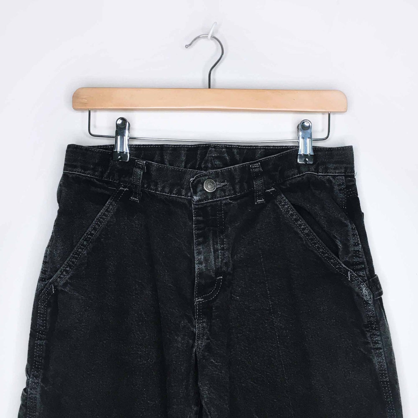 Vintage Wrangler kids carpenter cargo jeans - 12 Husky