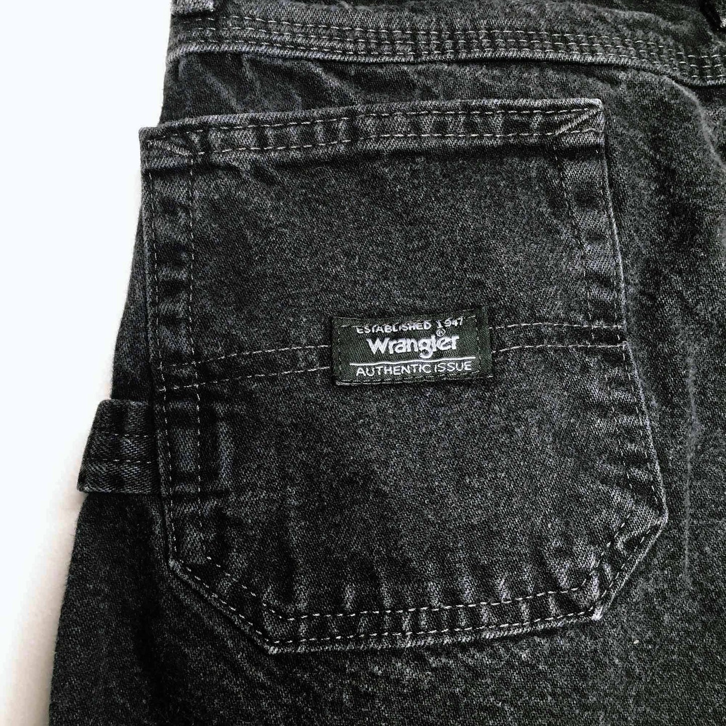 Vintage Wrangler kids carpenter cargo jeans - 12 Husky