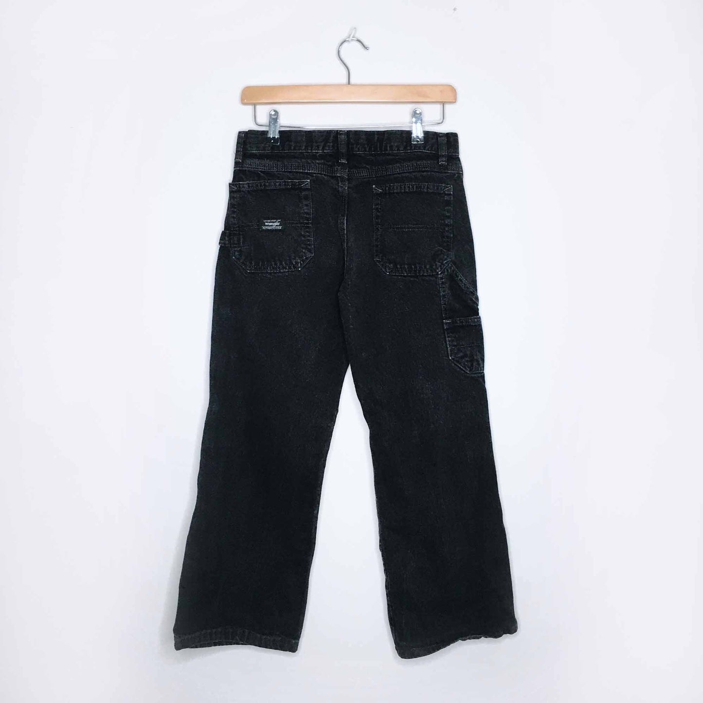 Vintage Wrangler kids carpenter cargo jeans - 12 Husky