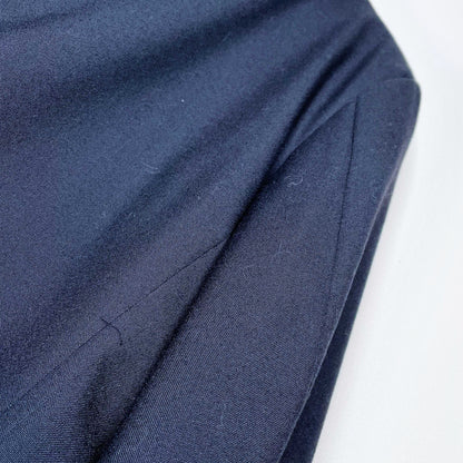 vintage men's black 2-piece saint laurent le smoking tuxedo - size 44L