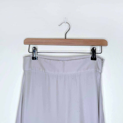 yves saint laurent 2009 cream silk harem pants - size 38