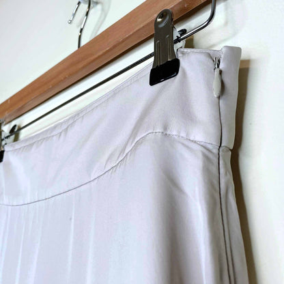 yves saint laurent 2009 cream silk harem pants - size 38