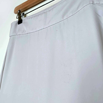 yves saint laurent 2009 cream silk harem pants - size 38