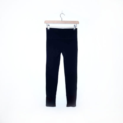 yummie tummie control cropped tights - size small