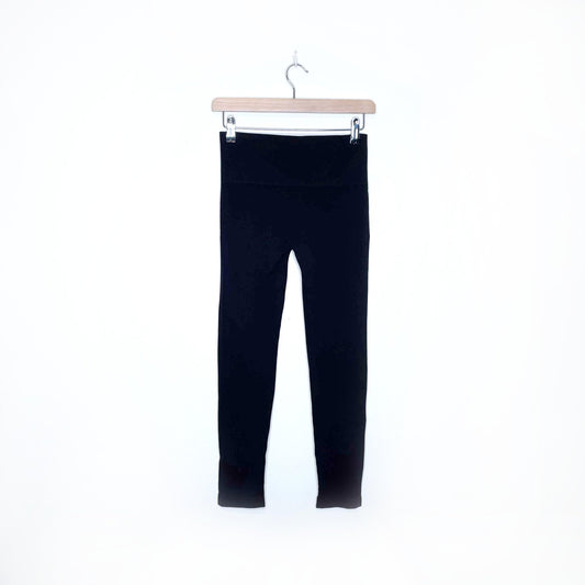 yummie tummie control cropped tights - size small