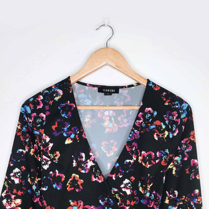 Yumi Kim Carla floral wrap dress - size Small