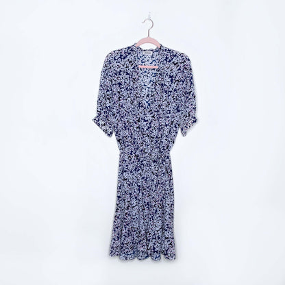 zadig & voltaire remove begonia print floral dress - size medium