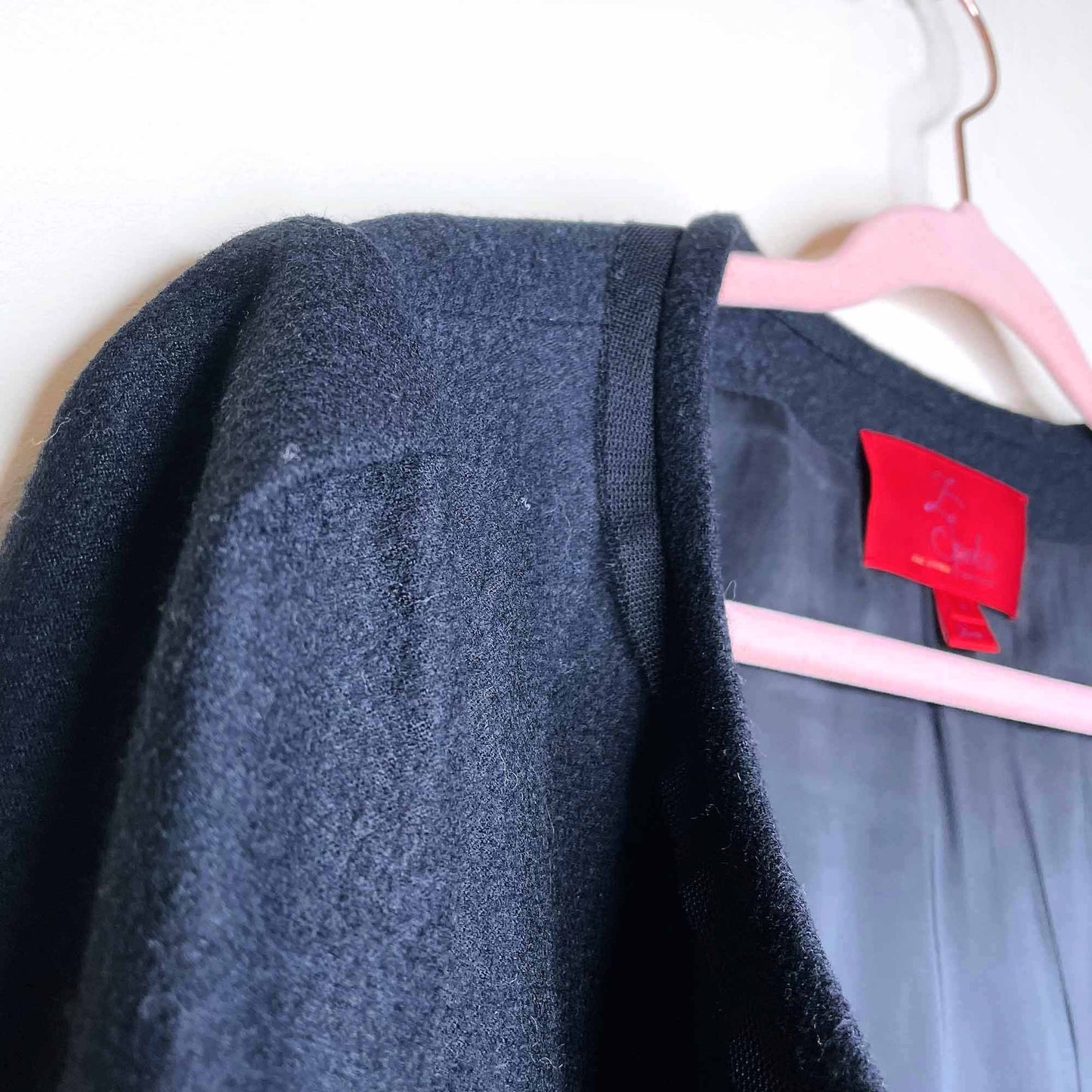 z spoke by zac posen wool blend cropped jacket - size 6