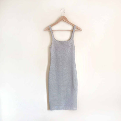 zara summer striped tank dress - size small