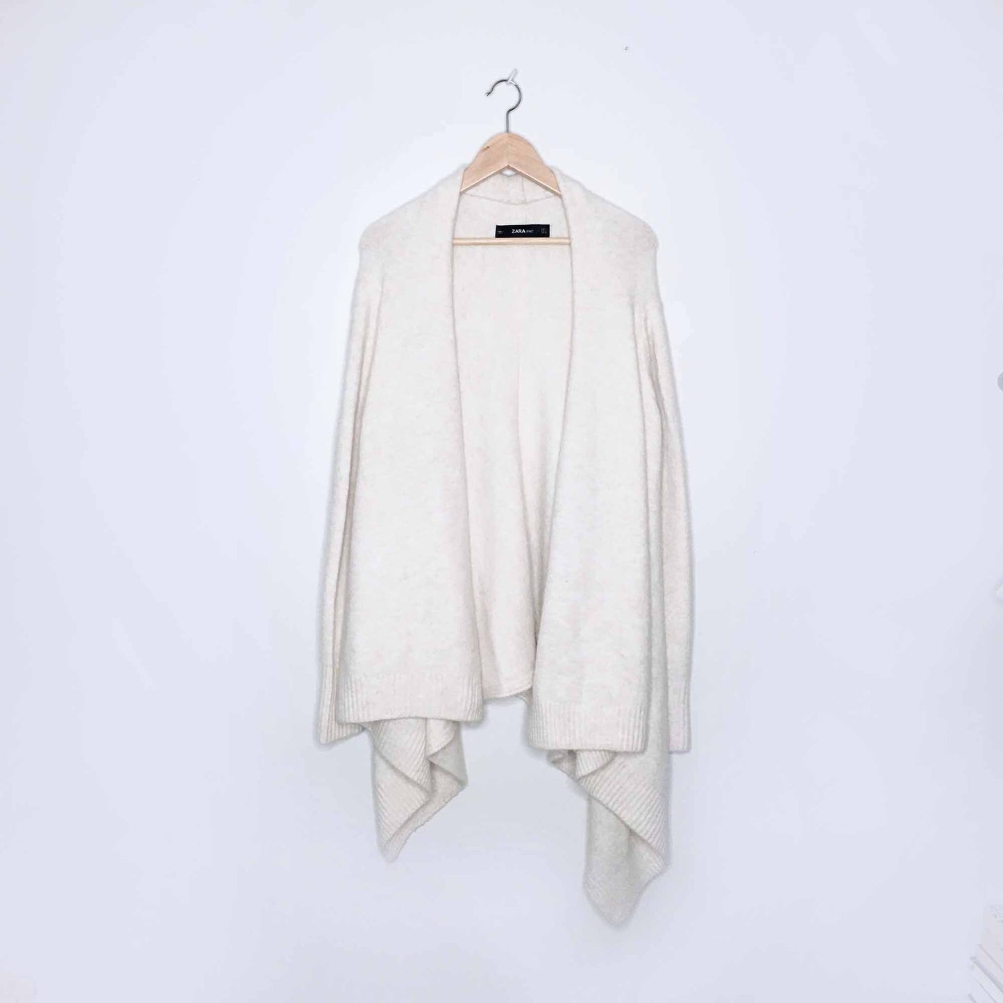 Zara waterfall open knit cardigan - size Small