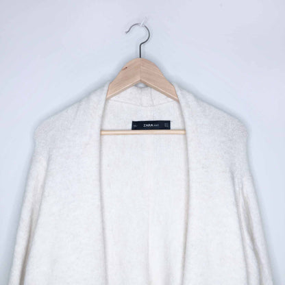 Zara waterfall open knit cardigan - size Small