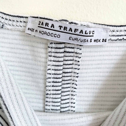 zara summer striped tank dress - size small