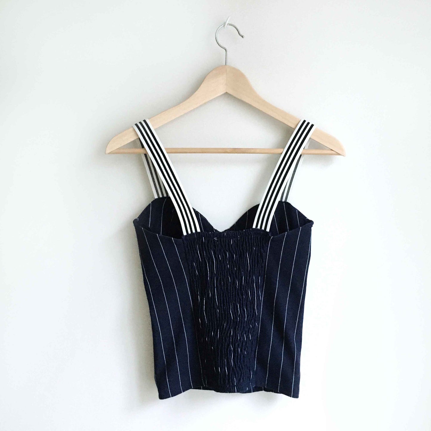 Zara pinstripe bustier top - size Small