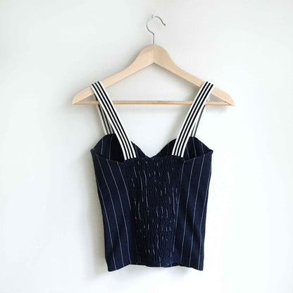 Zara pinstripe bustier top - size Small