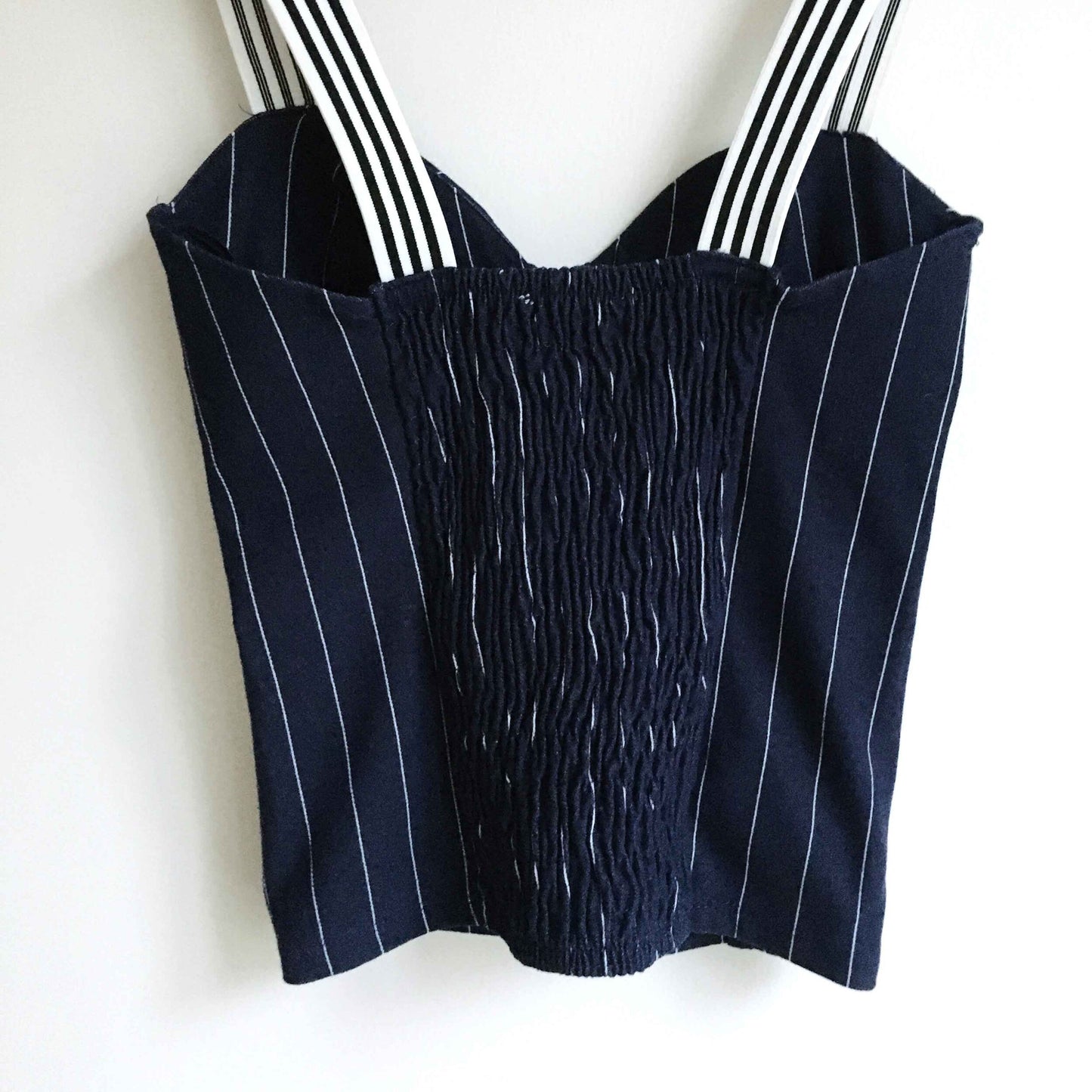 Zara pinstripe bustier top - size Small