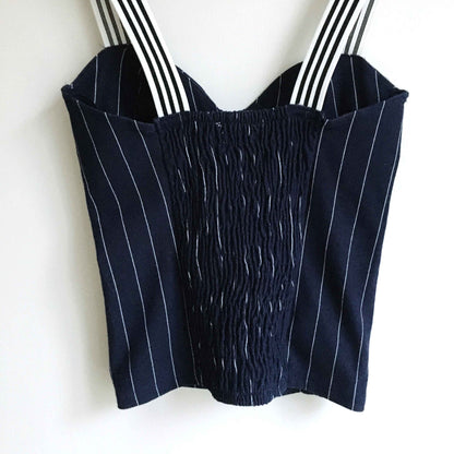 Zara pinstripe bustier top - size Small