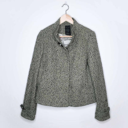Zara TRF wool collection herringbone jacket - size Medium