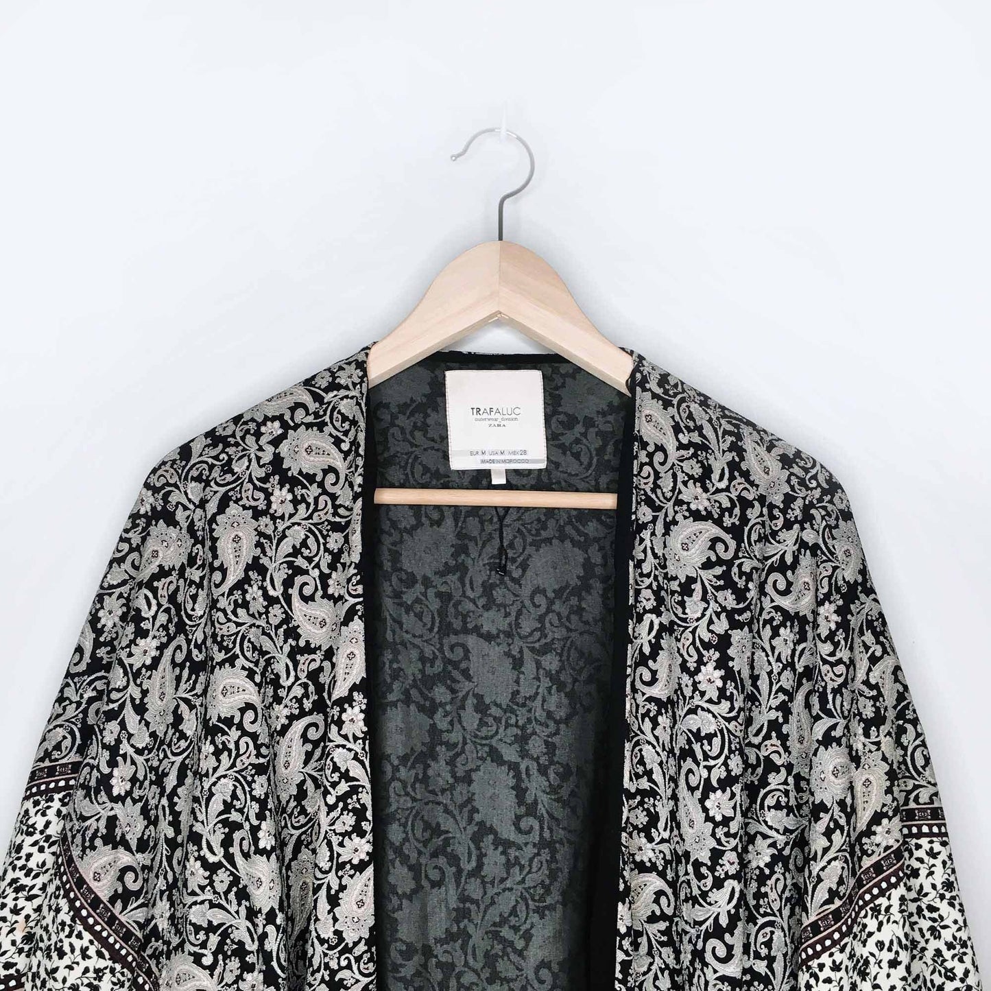 Zara Trafaluc Taller fringe kimono - size Medium