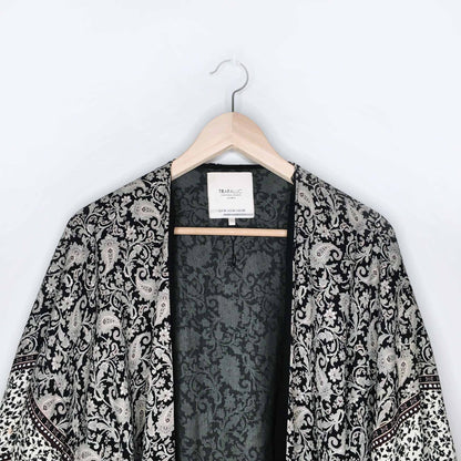 Zara Trafaluc Taller fringe kimono - size Medium