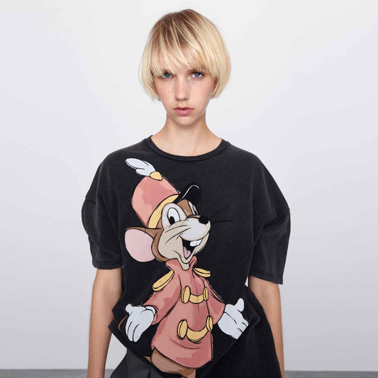 Zara Disney Dumbo Timothy Q. mouse t-shirt - size Small