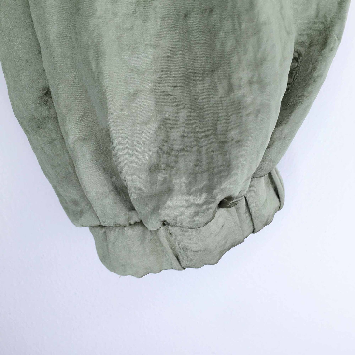 Zara drawstring high rise satin joggers - size Medium