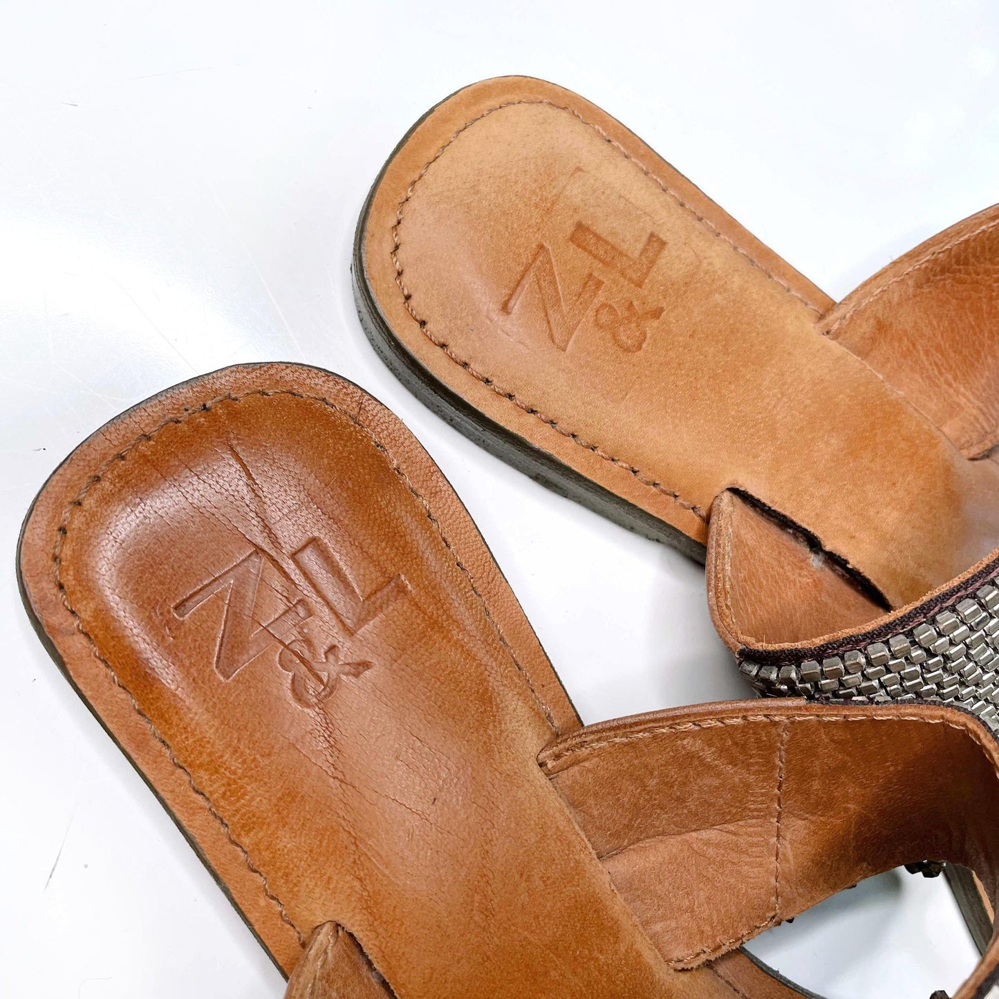 z&l europe leather boho sandals - size 38