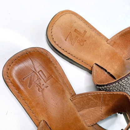 z&l europe leather boho sandals - size 38