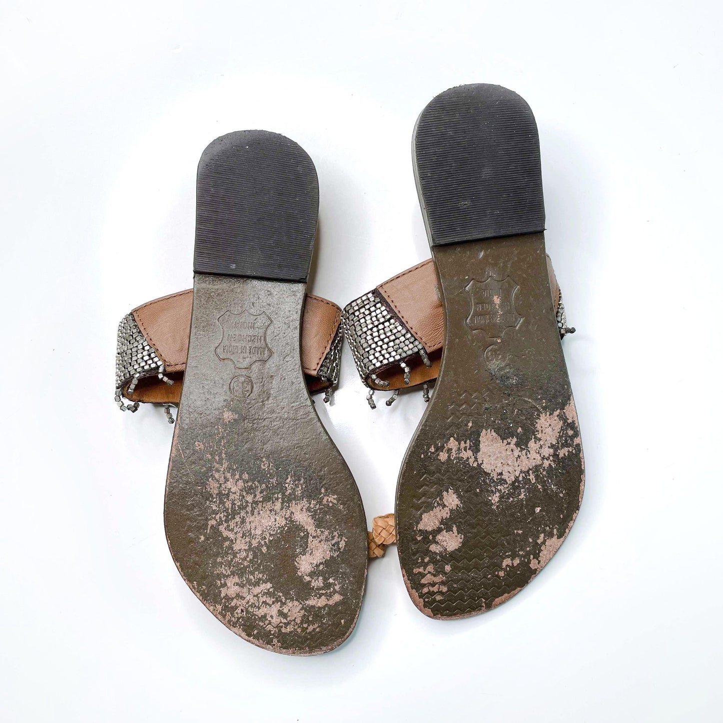 z&l europe leather boho sandals - size 38